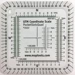 MapTools Pocket Sized UTM Slot Tool - 90° Quads