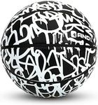 AND1 Chaos Rubber Basketball: Game Ready, Office Regulation Size (29.5”) Streetball, Made for Indoor/Outdoor Basketball Games- Graffiti Series