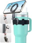 eSamcore for Stanley Cup Magnetic Phone Holder for Magsafe, Foldable Water Bottle Accessories Phone Stand Fit for iPhone, Universal Phone Mount for Stanley 20/30/ 40 oz, Yeti Tumbler, Gym, Stroller