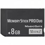 Original MS 8GB Memory Stick pro Duo (Mark2) for PSP Accessories/Camera