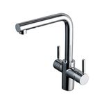 InSinkErator 3N1 Instant Hot Water Tap & NeoTank for Hot, Cold, & Filtered Steaming Hot Water - Near-Boiling Water Tap to 99 Degrees C - Polished Chrome