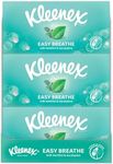 Kleenex Easy Breathe Facial Tissues - Natural Menthol and Eucalyptus - 12 Boxes per case