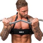 Arm Blaster for Biceps &Triceps Bicep Curl Muscle Bombers for Biceps Support Isolator for Big Arms Bodybuilding & Weight Lifting Support for Strength and Muscle Gains Bicep Blaster Heavy duty (BLACK)