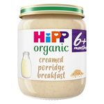 HiPP Organic Creamed Porridge Breakfast Baby Food Jar 6+ Months 125g (Pack of 6)
