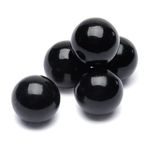 500 Counts X 0.43 Cal. Black PVC/Nylon Riot Balls Self Defense Less Lethal Practice PaintballL8