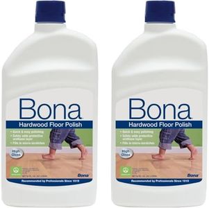 Hardwood Floor Polish- High Gloss- Value Pack of 64 Ounces (Two Pack)