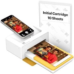KODAK Dock Plus 4PASS Instant Photo Printer (4x6 Inches) + 10 Sheets