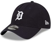 New Era MLB Khaki Core Classic 9TWENTY Adjustable Hat Cap One Size Fits All, Detroit Tigers, One Size