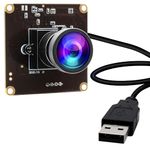 ELP 260fps USB Camera Module for Computer 120° Wide Angle Lighturn Camera 2MP Mini USB2.0 PC Camera CMOS OV4689 260FPS@360P 120FPS@720P 60FPS@1080P FHD Web Camera High Frame Camera for Jetson Nano