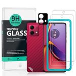 Ibywind 2 Pack Screen Protector For Motorola Moto G84 5G 6.5",9H Hardness Tempered Glass,With 1Pc Camera Lens Protector,Easy to Install