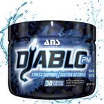 ANS Performance Diablo PM (30 Servings, 5.29 oz) - Stress Relief Support - With Added GABA, L Theanine, L Carnitine, Ashawaghanda - Delicious Flavours (Blue Chill)