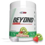 EHP Labs Beyond BCAA Powder Amino Acids Supplement for Muscle Recovery - 8g of Sugar Free BCAAs Amino Acids Post Workout Recovery Powder & 10g of EAA Amino Acids Powder - 60 Servings (Kiwi Strawberry)