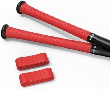 JAYA 2 Pack PU Bat Grip Tape – 1.1mm Non-Slip Polyurethane Handle Wrap for Baseball & Softball Bats, Soft Feel & Pro-Level Control