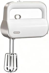 warran 4-in-1 Professional Electric Hand Mixer for Baking, Cooking and Coffee Drinks(Champagne Gold)