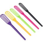 5pcs Hairdressing Dyeing Brush Stirrer Dye Cream Whisk Hair Color Mixer DIY Dyestuff Blender Barber Hair Styling Pro Salon Tool