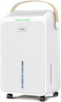 Dehumidifier for Basement with Drain Hose Max 34 Pints, KNKA 2500 Sq.Ft Dehumidifiers for Home, Large Room, Bathroom, Three Operation Modes, Intelligent Humidity Control, Dry Clothes, 24HR Timer