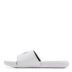 Under Armour Men's Ansa Graphic Fixed Strap Slide Sandal, White (100)/White, 9