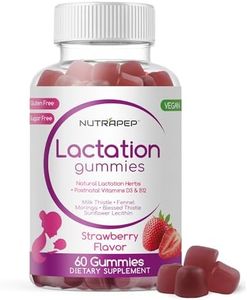 NutraPep Lactation and Postnatal Support Gummies - Milk Production Supply Increase Supplements for Breastfeeding Women - with Vitamins D3 B12 Milk Thistle Fennel Seed Moringa Sunflower Lecithin