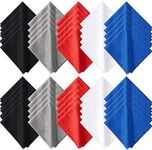 50 Pieces Microfiber Cleaning Cloths for Glasses 7 x 6 Inch Eyeglasses Cleaning Cloth Lens Glasses Cleaning Cloth for Electronics Glasses Screen Cell Phone and Laptop (Assorted Colors)