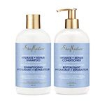 Shea Moisture Hydrate & Repair Shampoo & Conditioner Regimen Pack for extremely dry, brittle hair Manuka Honey & Yogurt strengthening and protecting hair care duo 384 ml Pack of 2