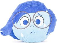 Jay Franco Disney Pixar inside Out Sadness Shaped Decorative Pillow 30 cm Kids Plush Bed Cushion