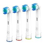 Aster Replacement Toothbrush Heads - 4 Pack, Compatible with Oral B Braun Professional Electric Precision Clean Brush Heads Refill for 7000/Pro 1000/9600/ 5000/3000/8000