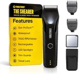 TOOLETRIES The Shearer - Body Hair Trimmer for Men, Pubic Hair Trimmer Balls, Body Shaver for Men Groin Safe, Waterproof Wet/Dry Clippers, Electric Durable Ball Shaver