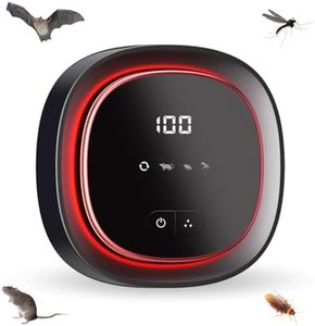 2025 Upgrade ultrasonic pest repeller,mouse repeller plug in,4-in-1 rodent repellent ultrasonic for House,Effective against rats, rodents, mosquitoes, spiders, cockroaches, etc.