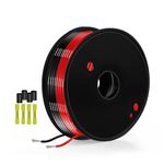 Electrical Wire,10 Gauge Silicone Wire-THUN-CT 5.26mm² 10 AWG Electrical Cable 19.7FT Length[9.8ft Black and 9.8ft Red]-Flexible, High Temperature, and Corrosion-Resistant