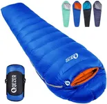 QEZER Down Sleeping Bag for Adults 