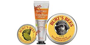 Burt's Bees Moisturising Hand Care Bundle. Includes a trio of, Lemon Butter Cuticle Cream Hand Salve Orange Mini Hand Cream