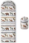 BSNTHO Wolf Bear Elk Printed Campin