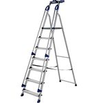 Werner 705 Series Aluminium Workstation Stepladder (7 Step)