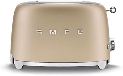 SMEG 2 Slice Retro Toaster (Matte Champagne)