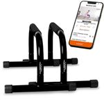 Lebert Fitness Parallettes Dip Stand Push Up Bars, Black