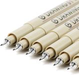 Extra Fine Point Writing Pens: 6 Bl