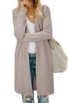 OUGES Spring Cardigan for Women Lightweight Fahion Fall Cardigan Sweaters(Camel,M)