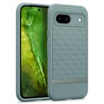 CASEOLOGY by Spigen Parallax Back Cover Case for Google Pixel 8a [Made for Google] Pixel 8a Case Cover with Ergonomic 3D Hexa Cube Design, Side Grip Patterns (TPU, PC | Sage Green)