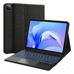 typecase Keyboard case for iPad Air 11 (M4/M3/M2, 2026/2025/2024), Air 5th/4th & Pro 11(4th/3rd/2nd/1st) with Trackpad & 7-Colors Backlit, Magnetic Detachable Wireless Bluetooth, Pen Holder-Black'26