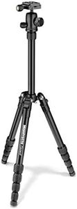 Manfrotto MKELES5BK-BH, Element Small Traveller Tripod with Aluminium Ball Head, Telescopic Column, Payload 4 kg, for CSC, DSLR, Mirrorless, Black