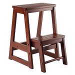 Winsome Wood Step Stool, Antique Walnut