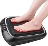 RENPHO Foot Massager with Heat, Shiatsu Foot Massage Machine, 2-in-1 Feet and Back Massager with Deep Kneading, Electric Foot Massage with Removable Cover, Portable, Gifts for Men, Women