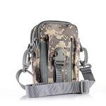 Vakra Men's Casual Tactical Pouch Belt Waist Pack Bag with Belt, Small Pocket Military Tactical Waist Pack Running Pouch Outdoor Sport Travel Camping Waist Bags (Military)