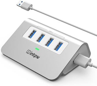 USB 3.0 Hub,Aluminum 4 Port USB Data Hub 3.0 Multi USB Port Expander Dongle USB Extension Multiport Adapter with 3.3ft Cable USB Splitter for Laptop, PC/Xbox/Flash Drive/Printer/Camera/Keyborad/Mouse