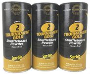 3 Pack Sun-Glo #2 Speed Shuffleboard Powder Wax