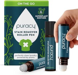 Puracy Stain Remover Pen, Natural Based Travel and Laundry Stain Cleaner for Clothes, Baby Essentials, Kids Stains, Oil and Fabric Spot Cleaner, Unscented (Stain Remover Pen, 0.33 oz, 3 pack)
