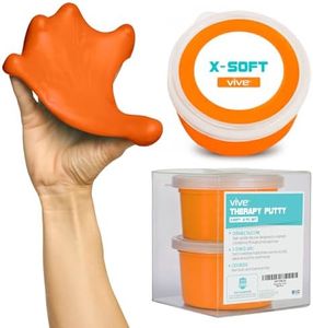 Vive Therapy Putty For Adults, For Hand Therapy (2 Pack) - Occupational Sensory Stress Relief Tools - for Physical Exercise, Finger Pain, Grip Strength, Rehab, Arthritis, Forearms, Fidgeting, Motor Skills