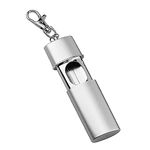 Mini Portable Pocket Ashtray, Keychain Cigarette Ashtray Holder for Outdoor Travel