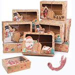 OTMVicor Vicor Christmas Cookie Boxes,12pcs Christmas Wrapping boxes,Bakery Boxes for Holiday Xmas wrapping gifts