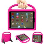 TrendGate Case for New iPad 9.7 Inch 2018/2017 iPad 6th/5th Generation-Lightweight Shockproof Kids iPad Cover with Handle and Kickstand for iPad Air/iPad Air 2/iPad Pro 9.7 Inch Tablet - Pink